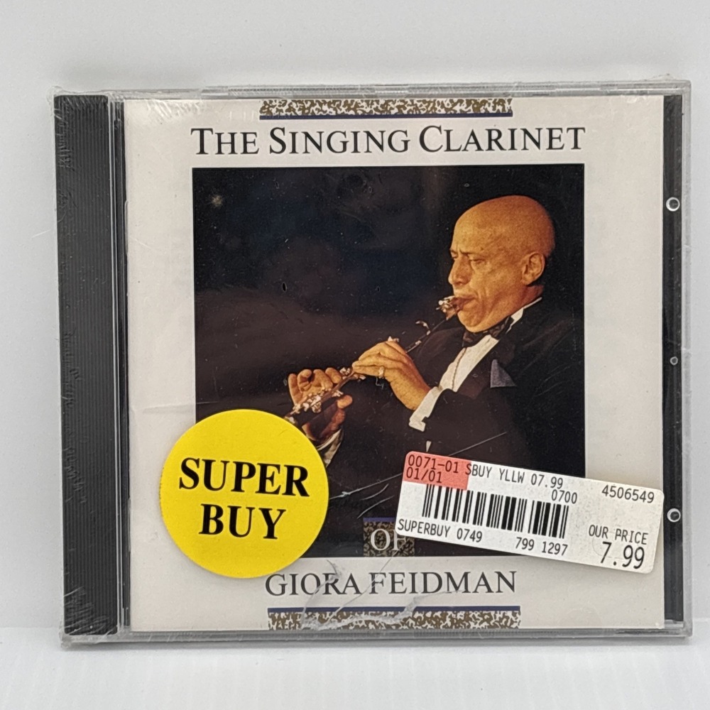 Giora Feidman The Singing Clarinet CD 1987 Pläne 88582 Klezmer Music